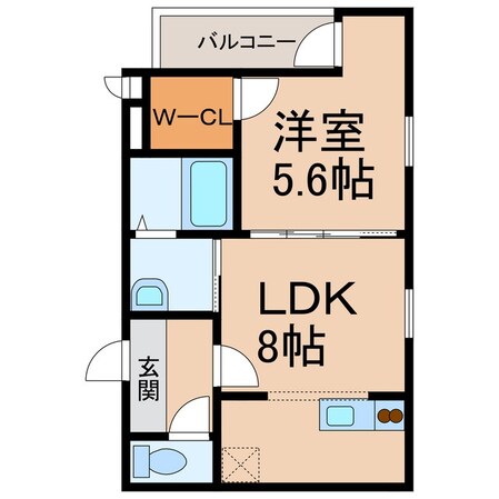 フジパレス黒田Ⅵ番館の物件間取画像